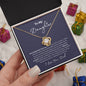 To My Daughter Love Dad - Love Knot Necklace