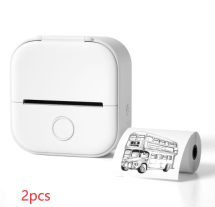 Portable Mini Thermal Label Printer Home Photo Printer Bluetooth Mini Label Printer