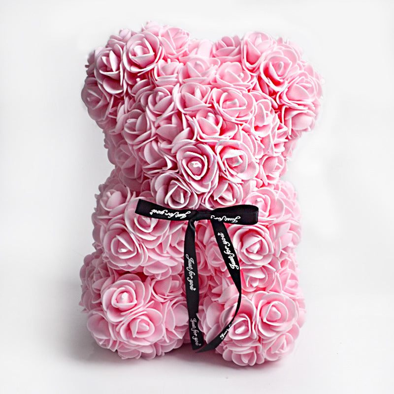 Valentine's Day Gift Rose Bear Eternal Flower Rose Teddy Bear