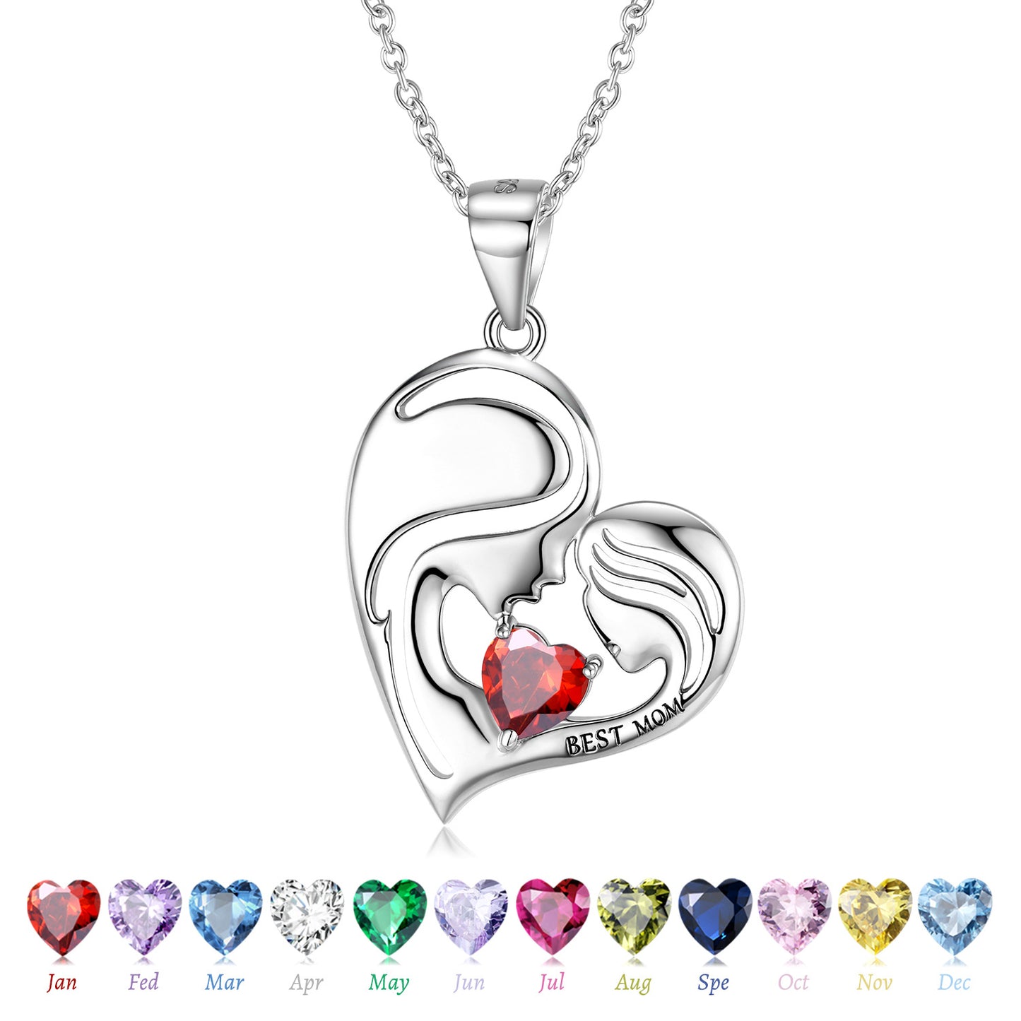 S925 Sterling Silver Best Mom Necklace and/or Pendant Mother's Day Series