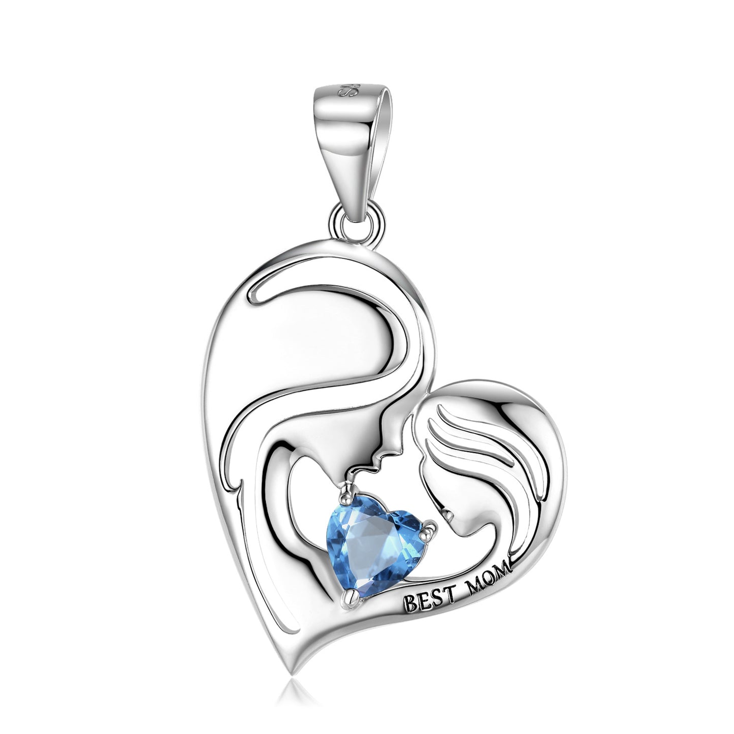 S925 Sterling Silver Best Mom Necklace and/or Pendant Mother's Day Series