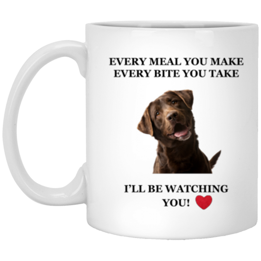 Black Lab Every Meal You Make Funny Dog Mug