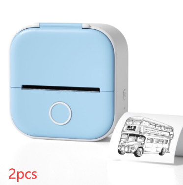 Portable Mini Thermal Label Printer Home Photo Printer Bluetooth Mini Label Printer