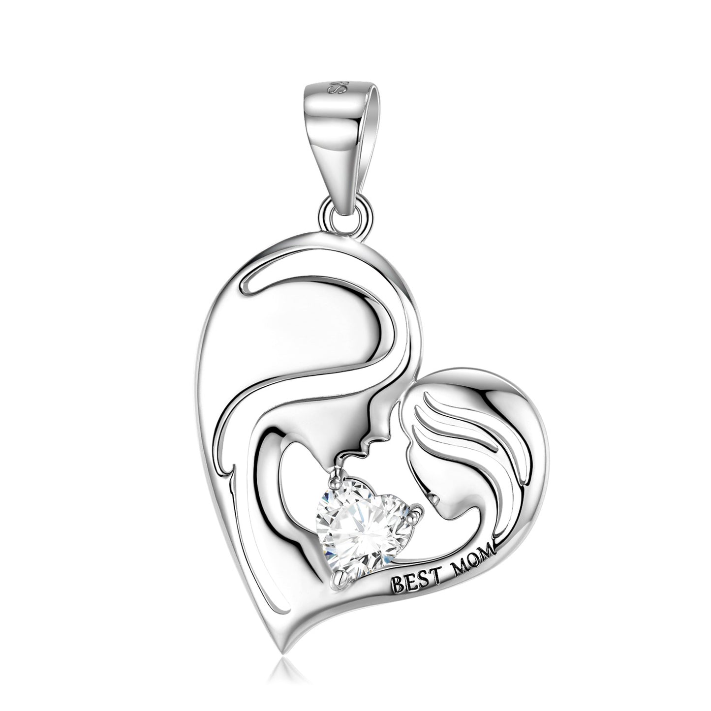 S925 Sterling Silver Best Mom Necklace and/or Pendant Mother's Day Series