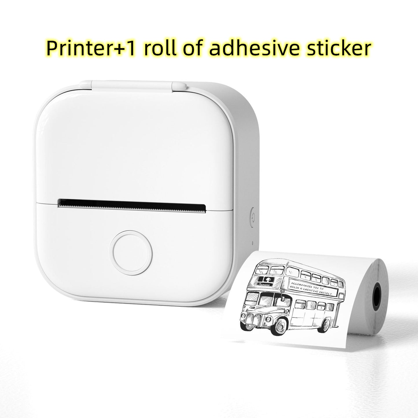 Portable Mini Thermal Label Printer Home Photo Printer Bluetooth Mini Label Printer