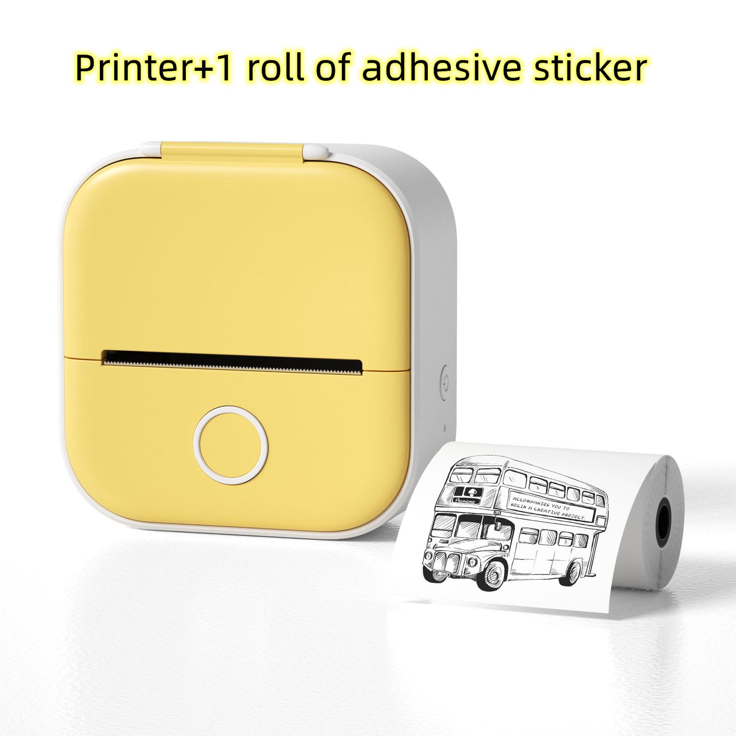 Portable Mini Thermal Label Printer Home Photo Printer Bluetooth Mini Label Printer