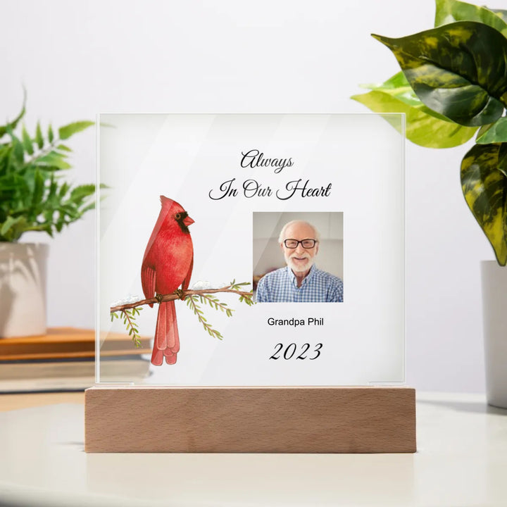 Personalized Memorial Plaque - Always In Our Heart